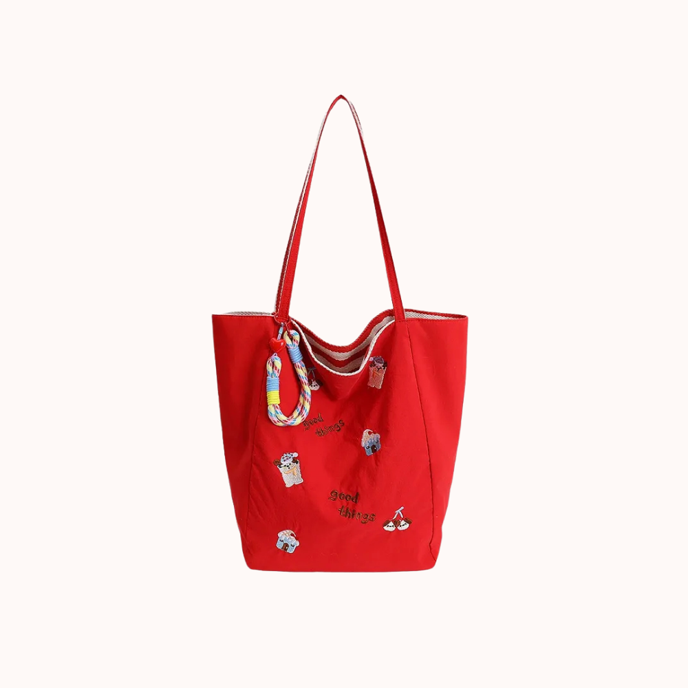 Fioratta Embroidered Tote Bag