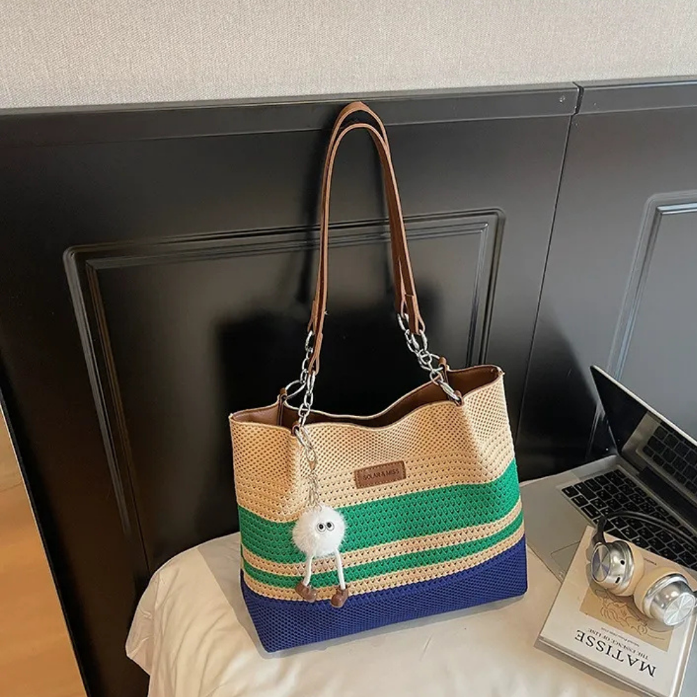 Vivelle Woven Tote Bag