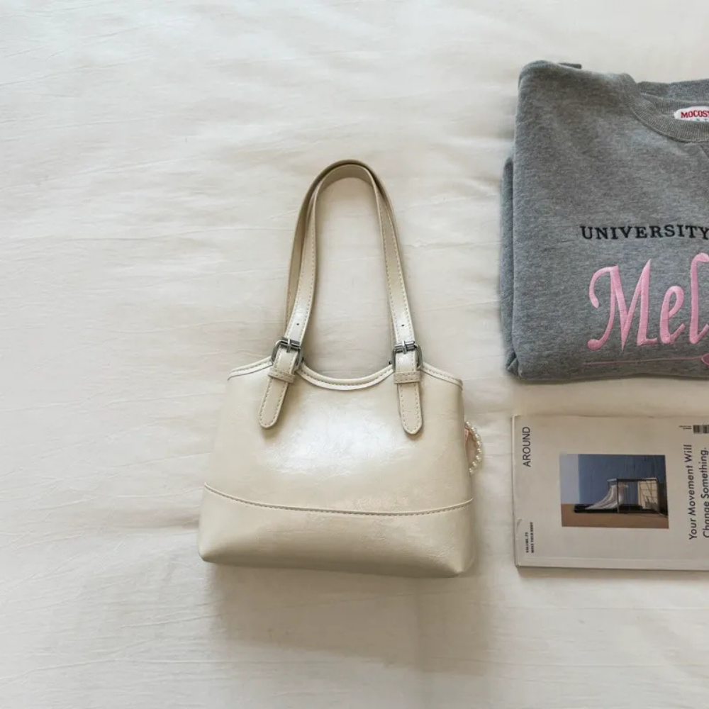 Perlisa Bow Charm Shoulder Bag