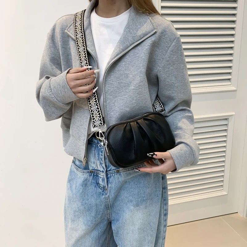 Saméria Vegan Leather Crossbody Bag