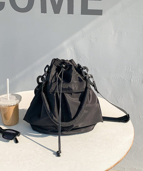Bellance Vegan Leather Crossbody Bucket Bag