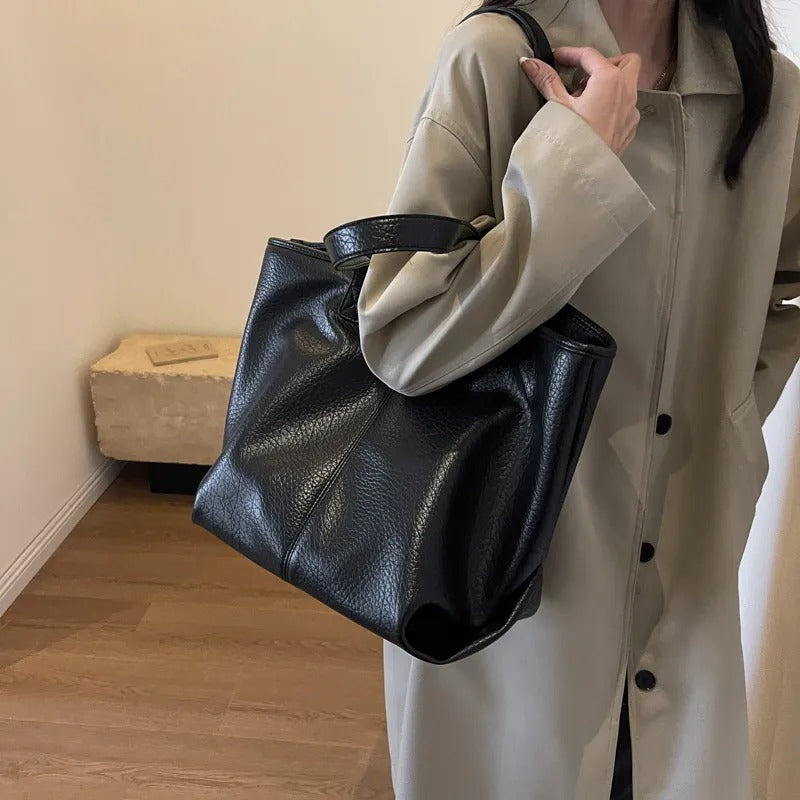 Manya Vegan Leather Tote Bag