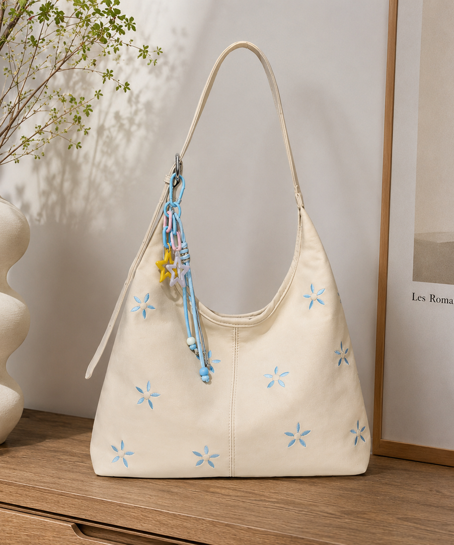 Violette Floral Bucket Bag