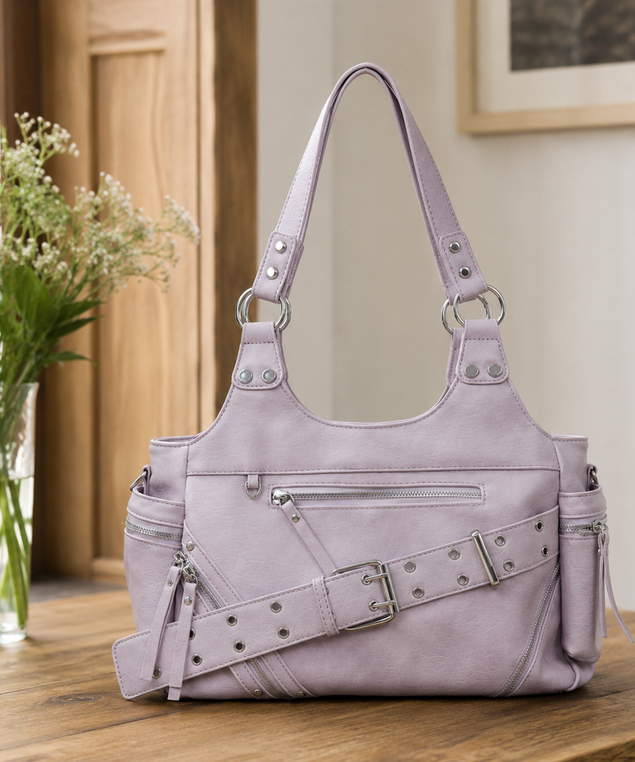 Valmira Studded Shoulder Bag