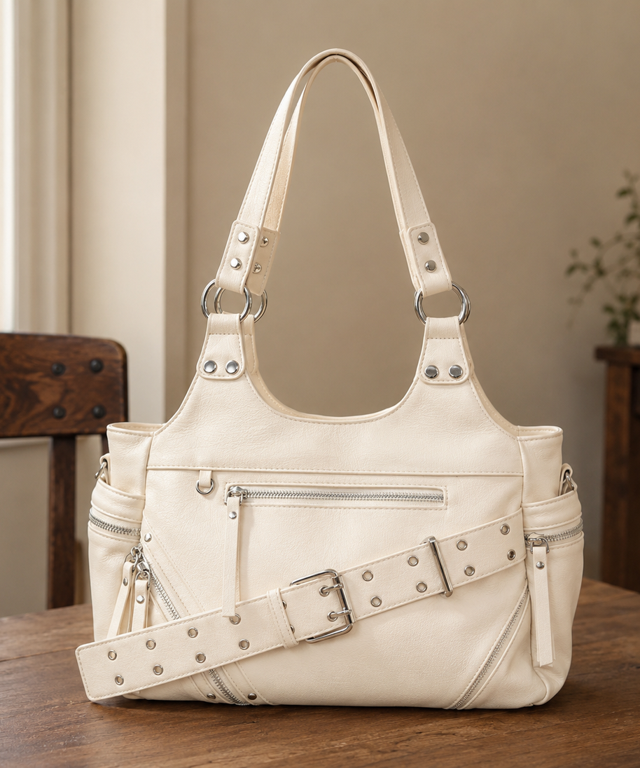 Valmira Studded Shoulder Bag