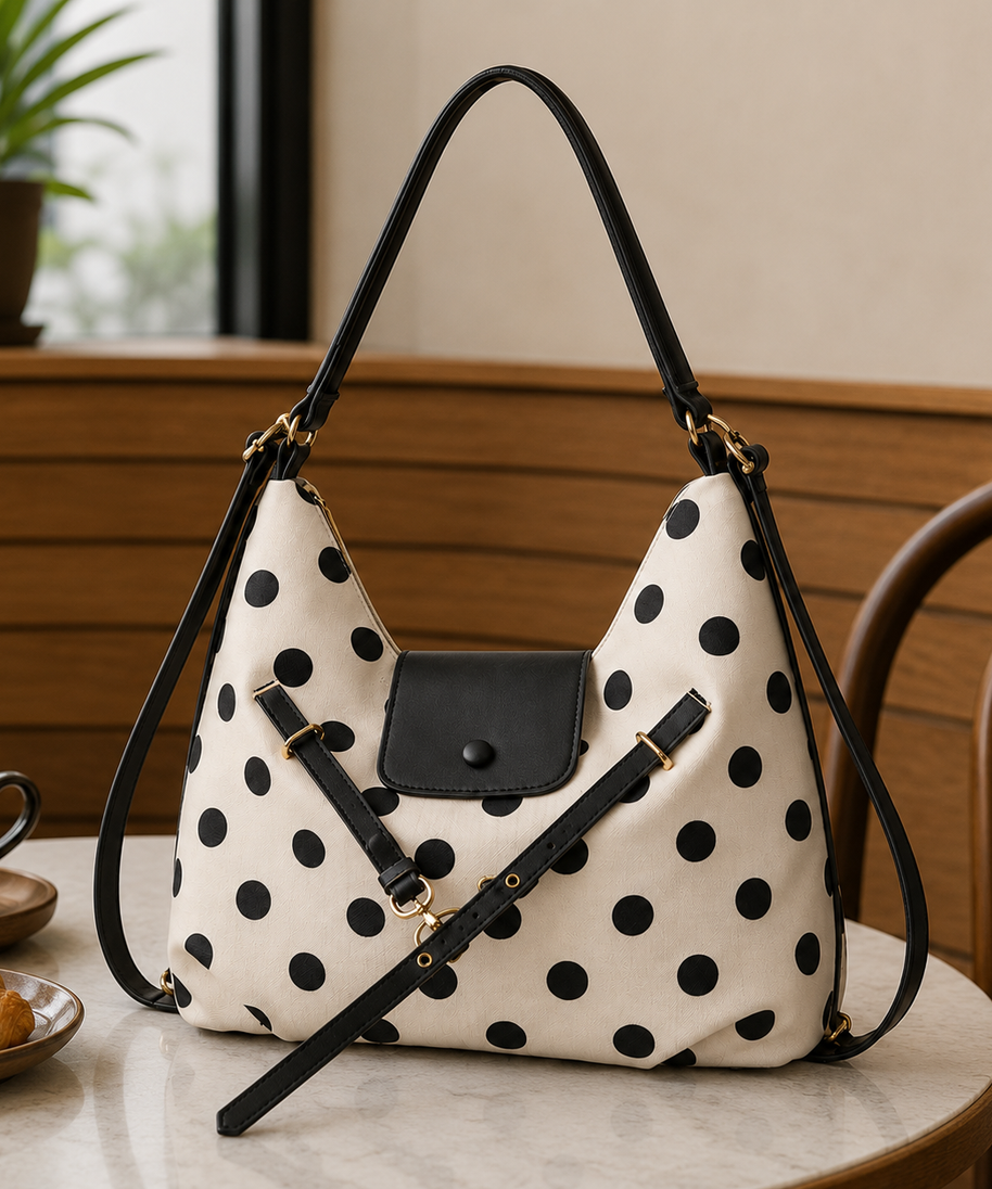 Dottara Polka Dot Shoulder Bag