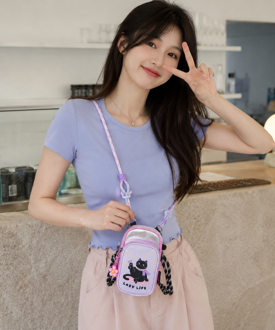 Kivoria Cartoon Mini Phone Bag