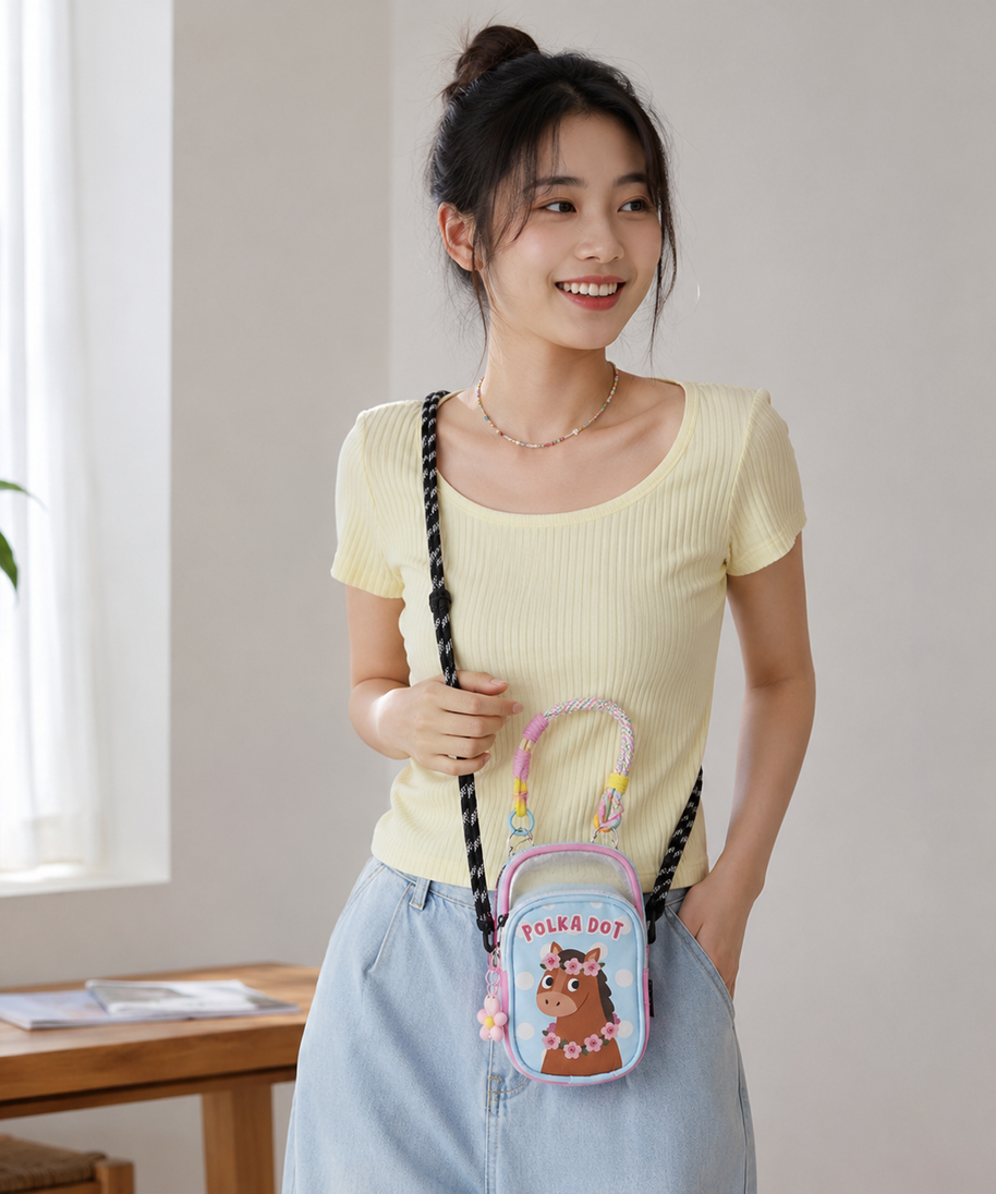 Kivoria Cartoon Mini Phone Bag