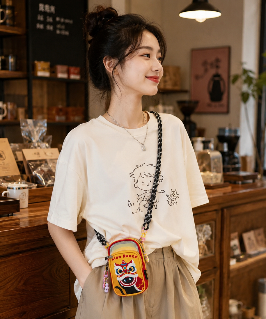 Kivoria Cartoon Mini Phone Bag