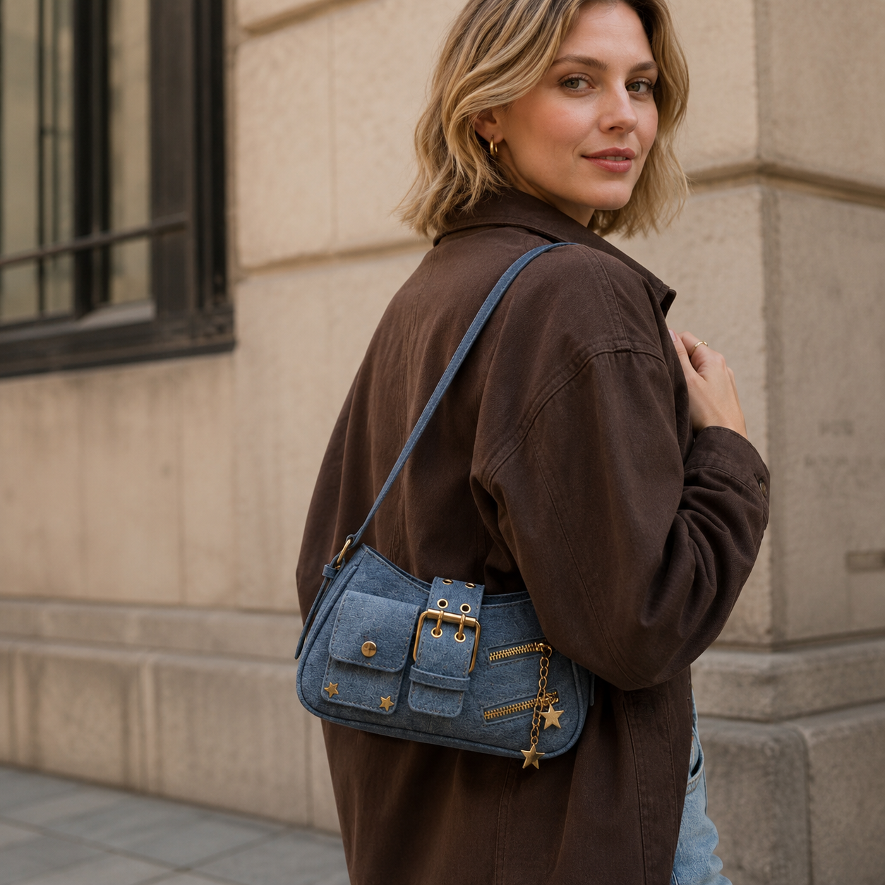 Bellara Star Pocket Shoulder Bag