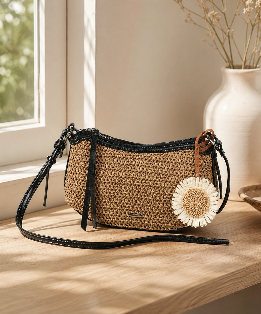 Solene Woven Shoulder Bag