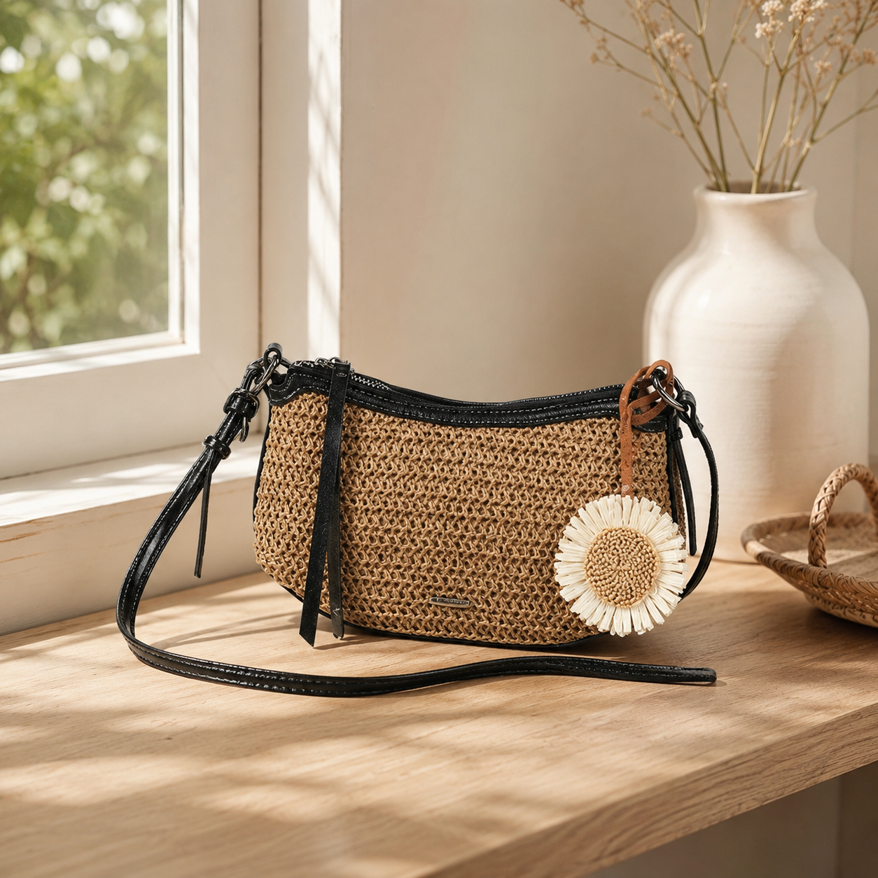Solene Woven Shoulder Bag
