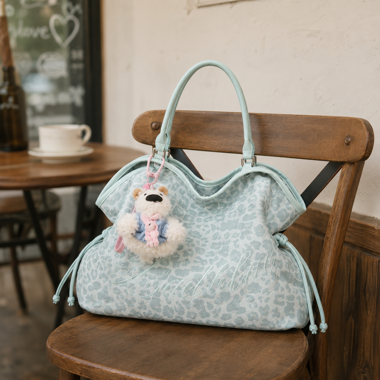 Roselle Leopard Print Shoulder Bag
