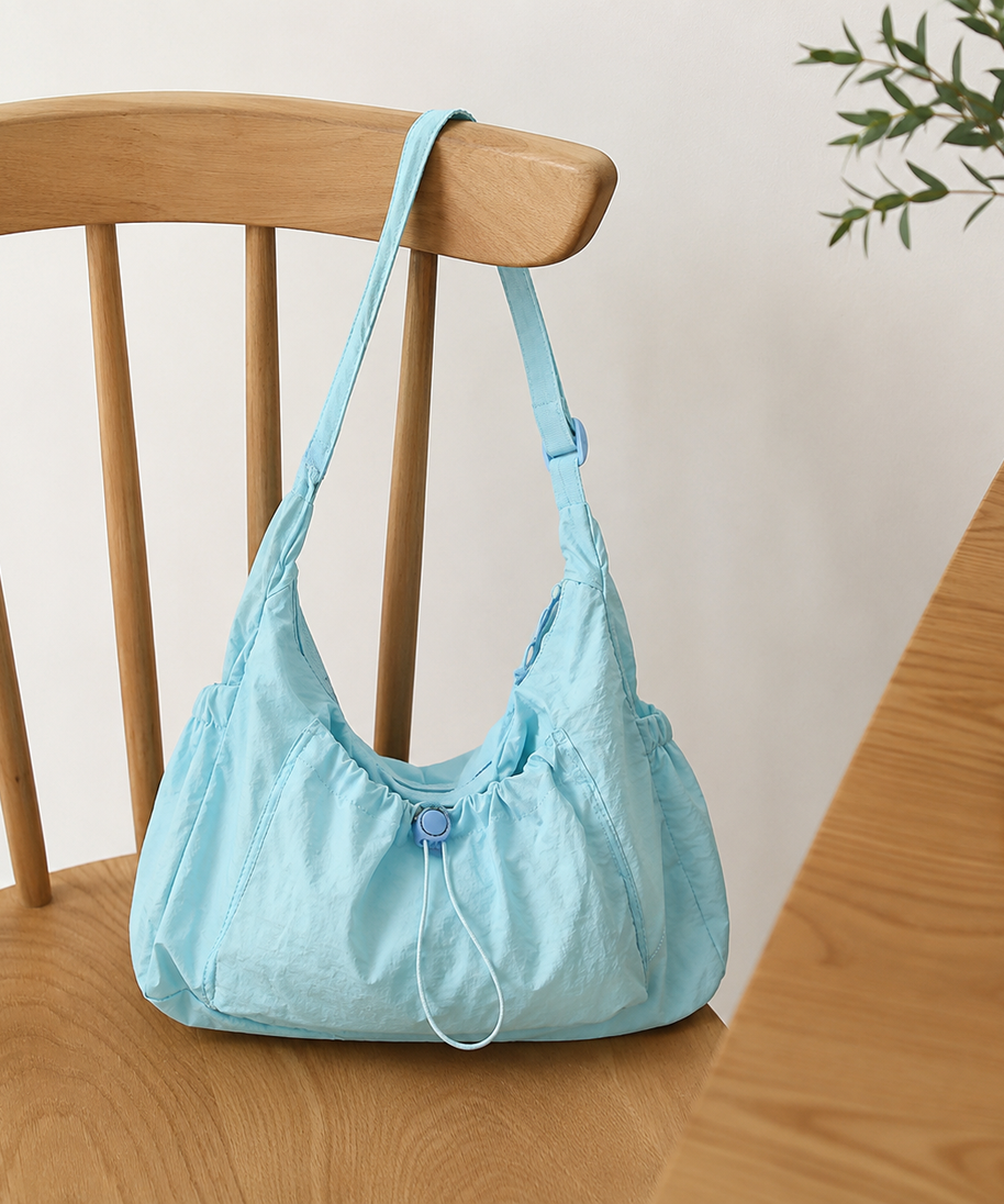 Thalara Ruched Shoulder Bag