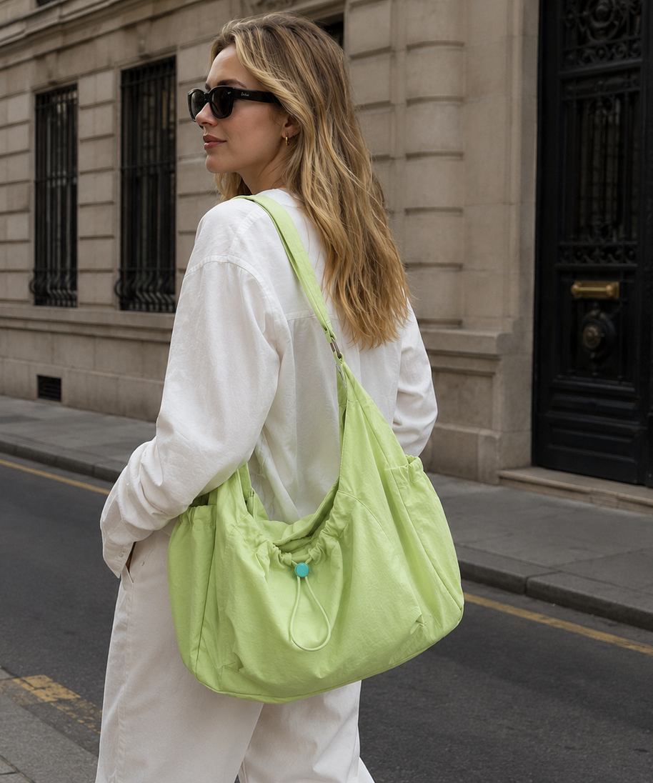 Thalara Ruched Shoulder Bag