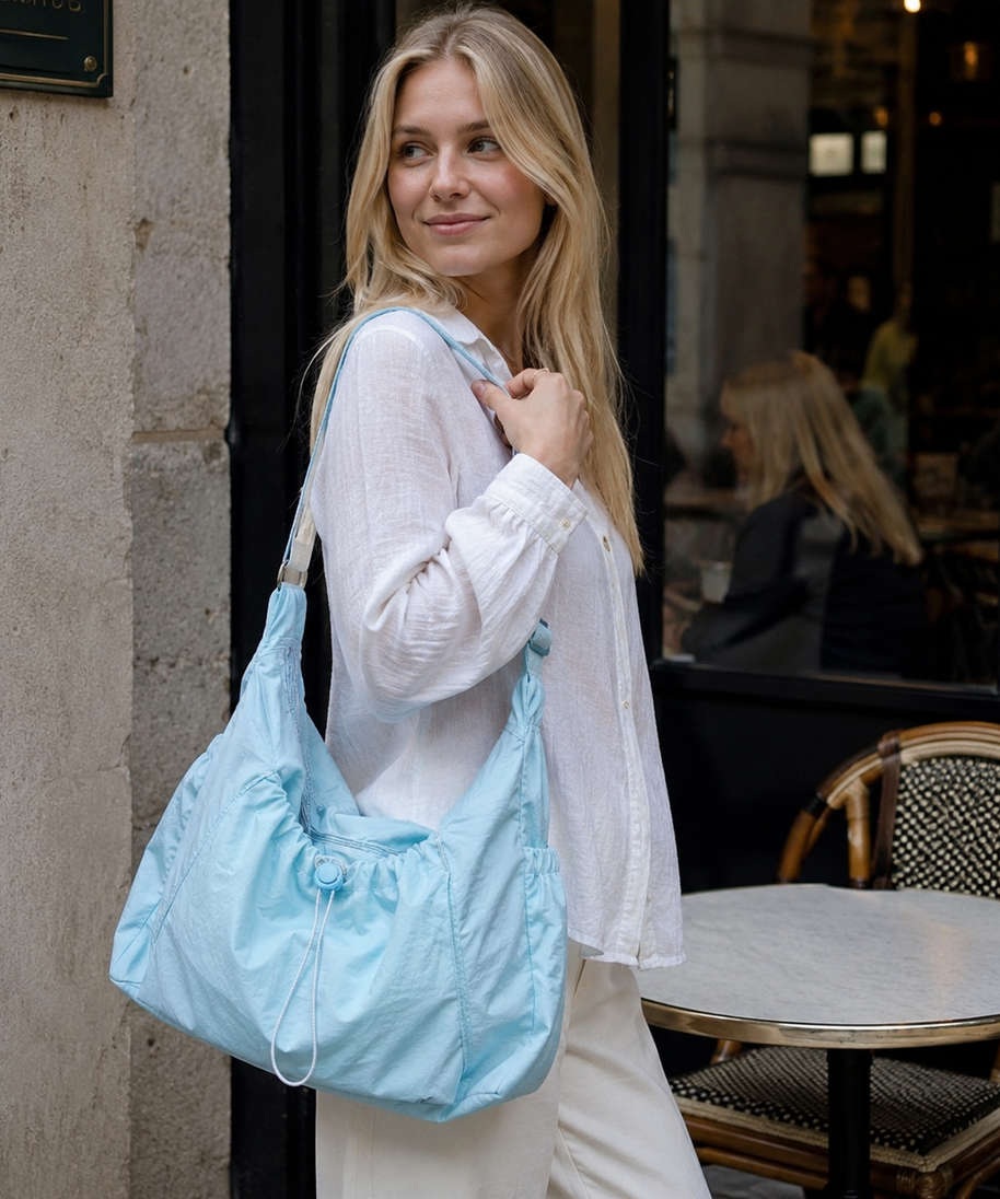 Thalara Ruched Shoulder Bag
