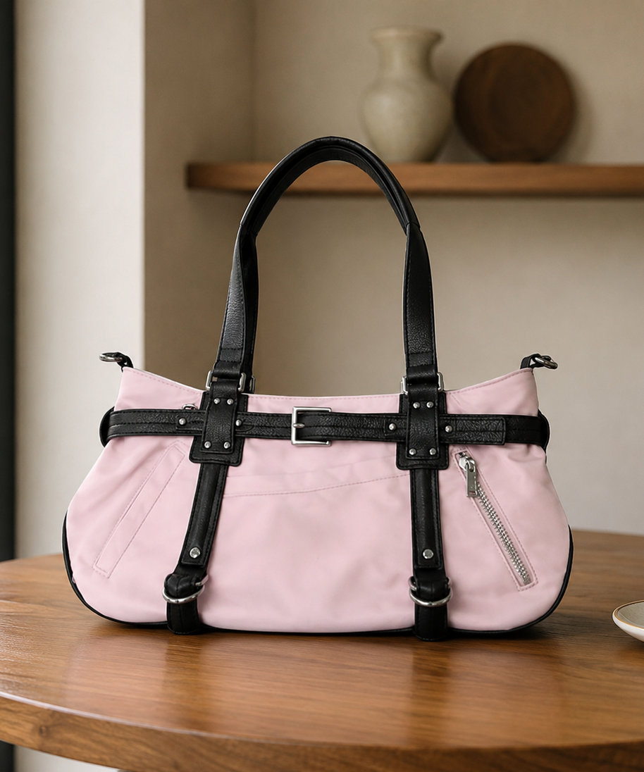 Ombrita Belted Shoulder Bag