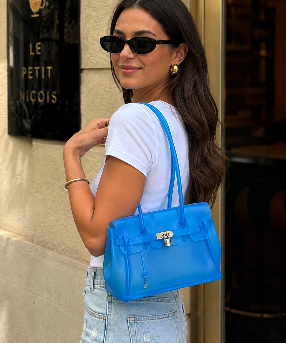 Petalune Lock Tote Bag