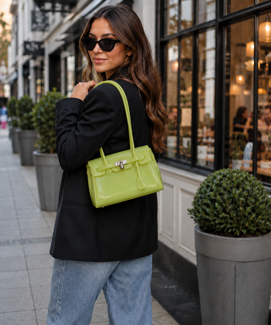 Petalune Lock Tote Bag