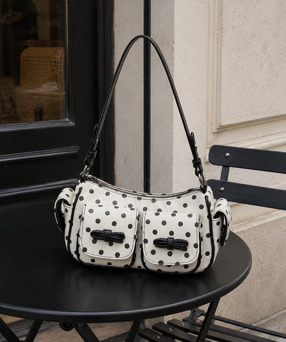 Arquina Bow Pocket Shoulder Bag