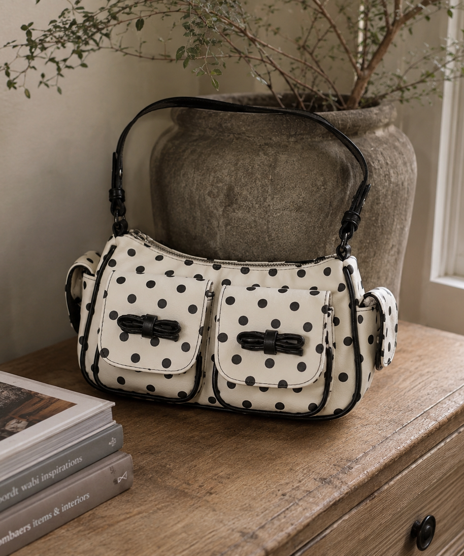 Arquina Bow Pocket Shoulder Bag