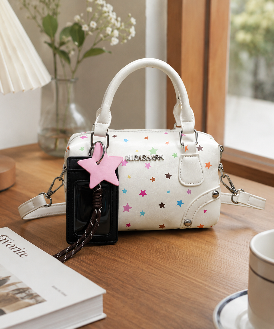 Sidera Star Print Mini Handbag