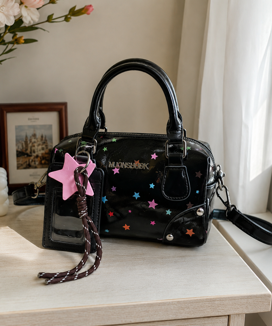 Sidera Star Print Mini Handbag
