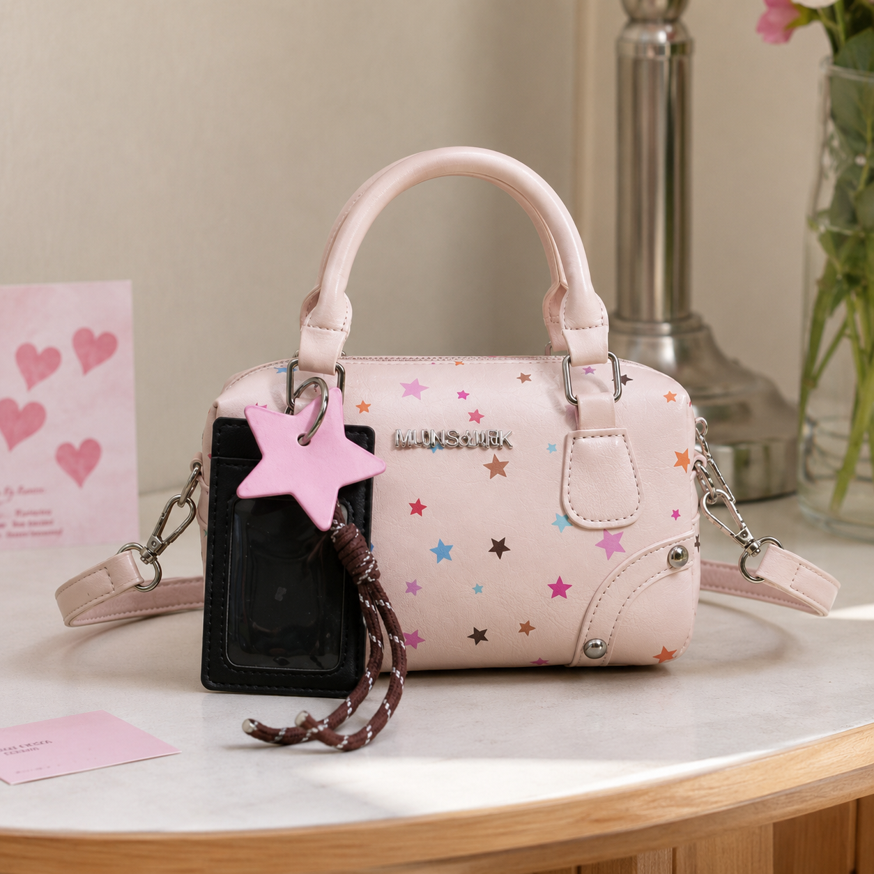 Sidera Star Print Mini Handbag