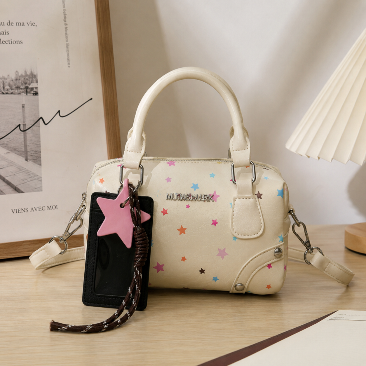 Sidera Star Print Mini Handbag