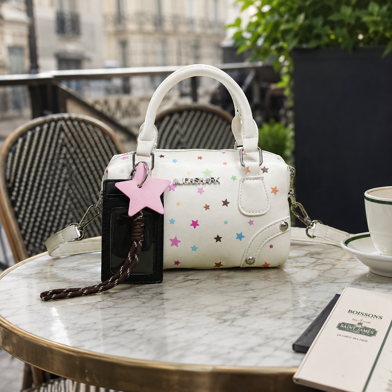 Sidera Star Print Mini Handbag