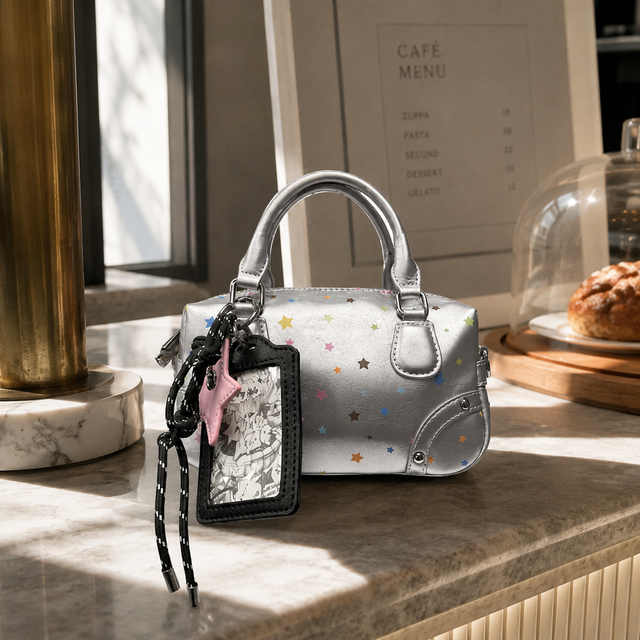 Sidera Star Print Mini Handbag