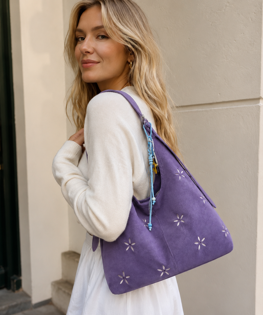 Violette Floral Bucket Bag