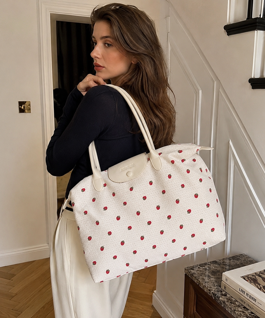 Fraiselle Strawberry Tote Bag