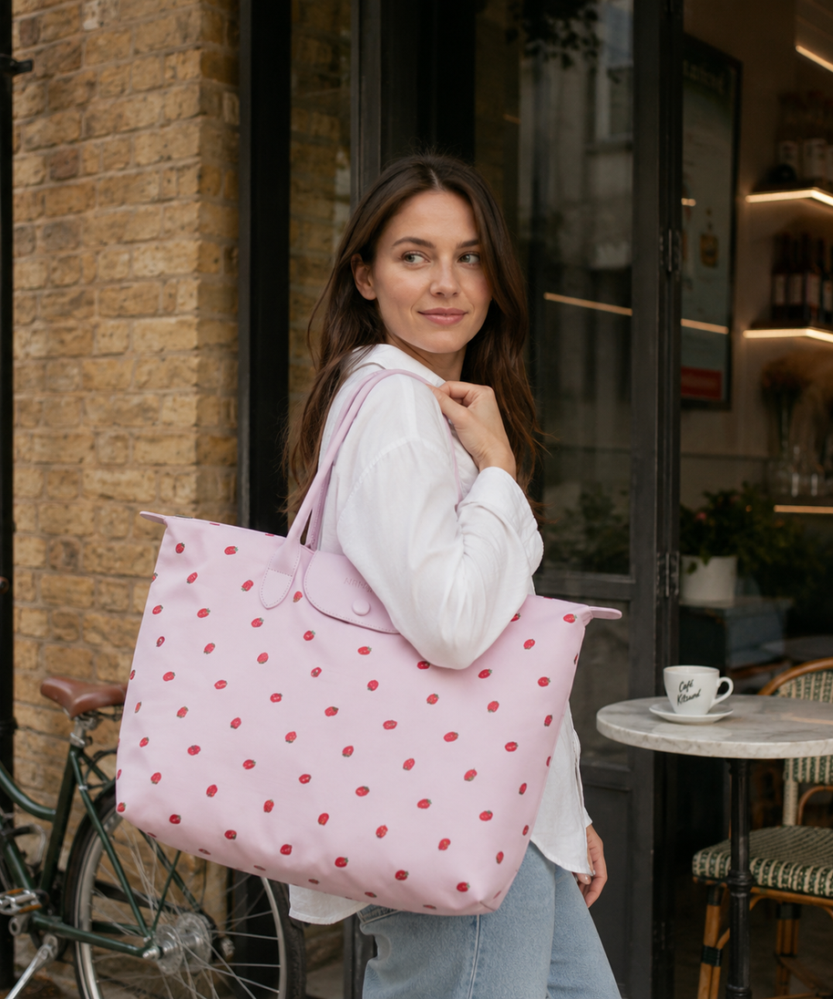 Fraiselle Strawberry Tote Bag