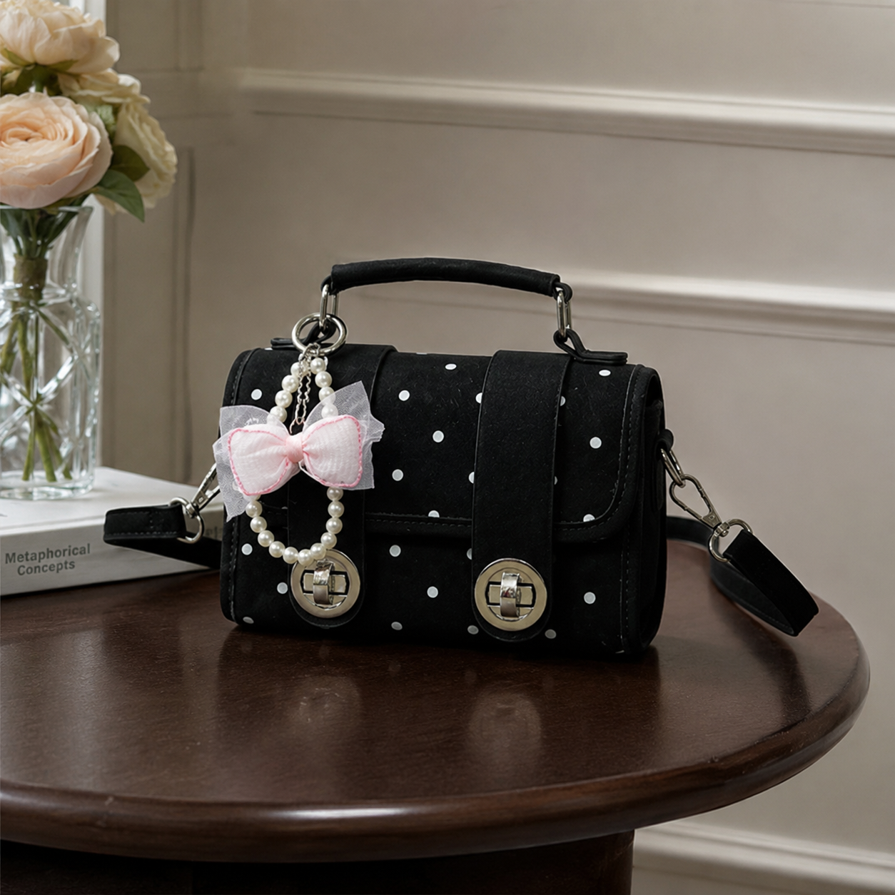 Jolivra Bow Charm Mini Bag