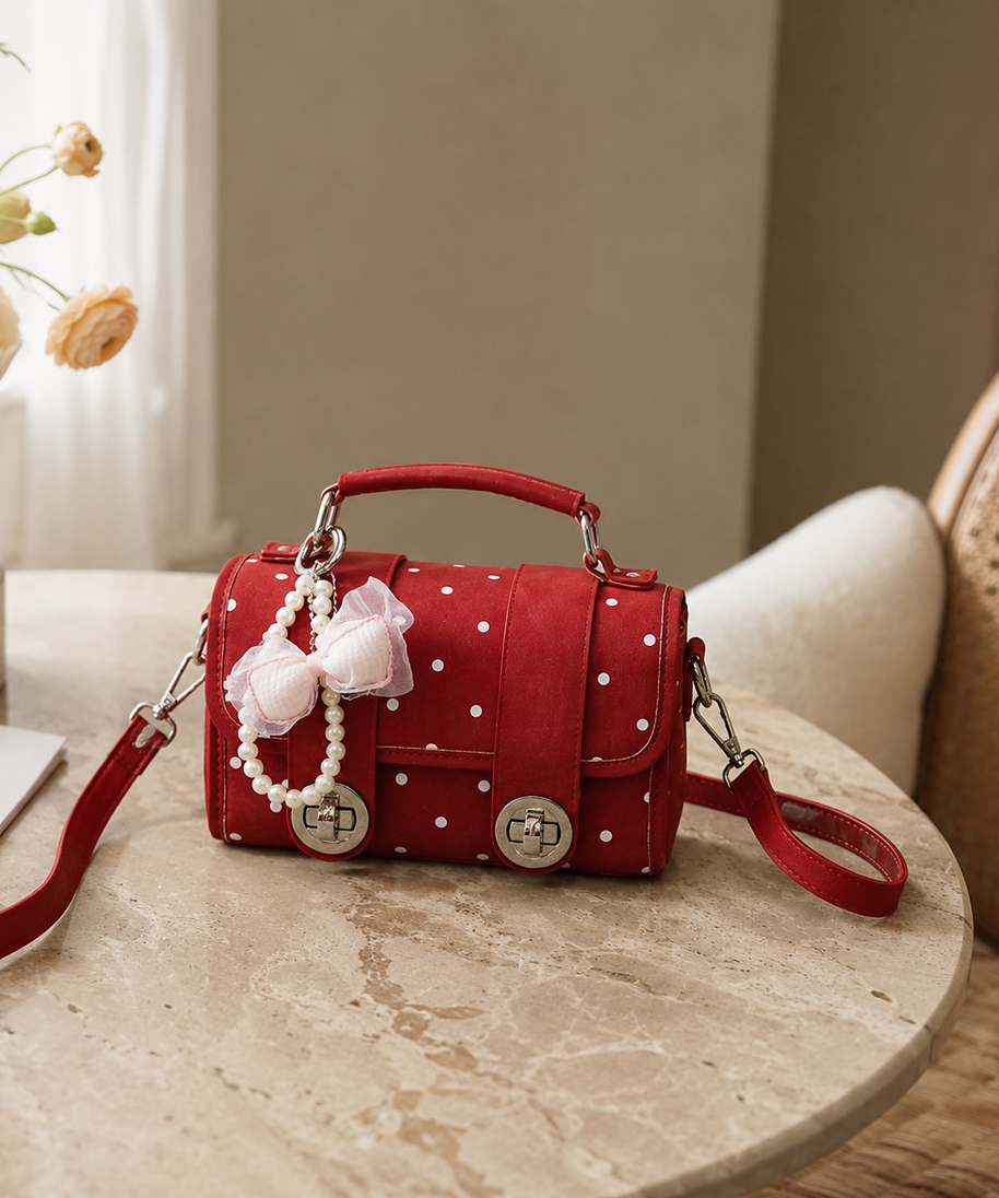 Jolivra Bow Charm Mini Bag