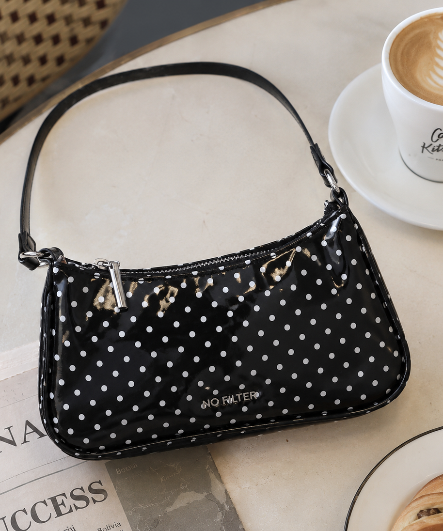 Rubiena Polka Dot Shoulder Bag