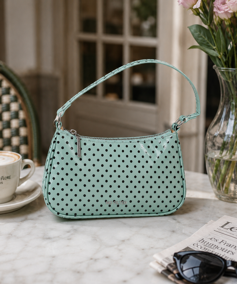 Rubiena Polka Dot Shoulder Bag