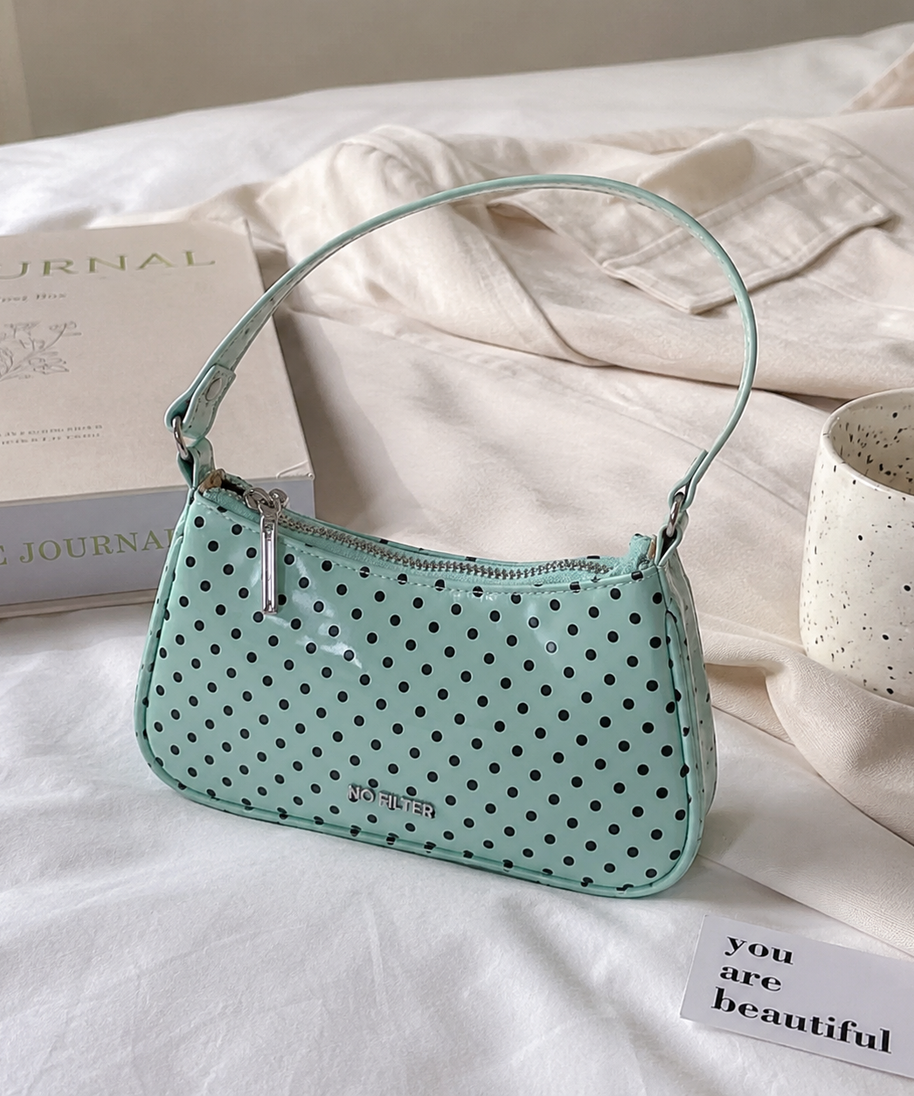 Rubiena Polka Dot Shoulder Bag