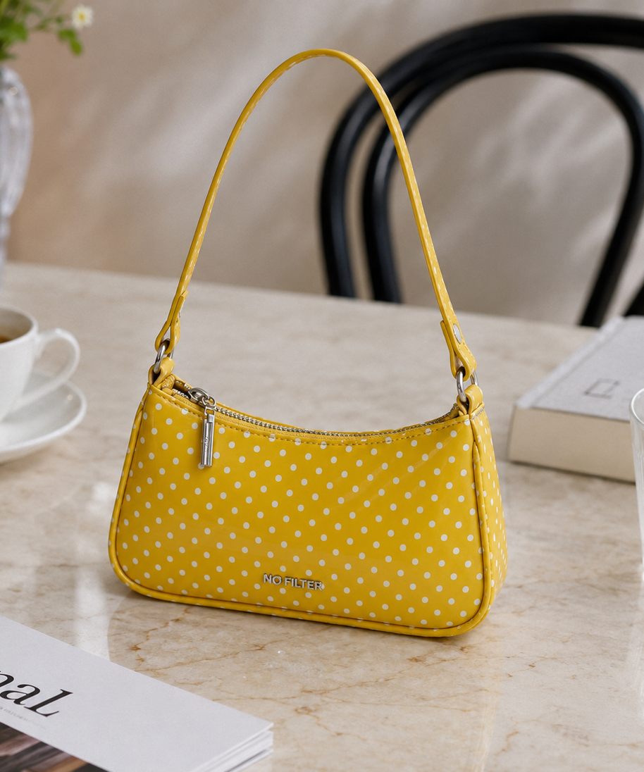Rubiena Polka Dot Shoulder Bag