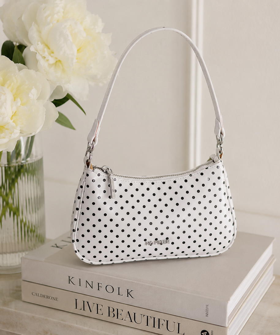 Rubiena Polka Dot Shoulder Bag