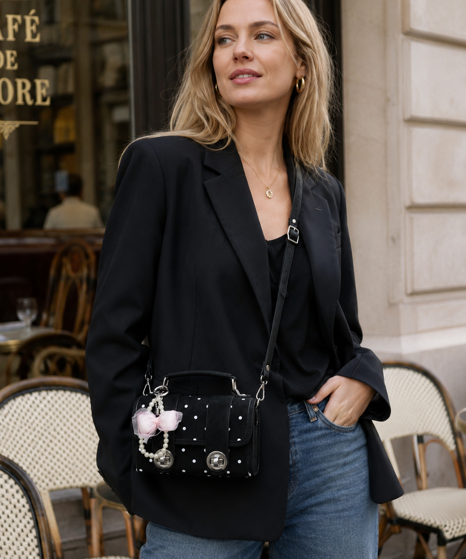 Jolivra Bow Charm Mini Bag
