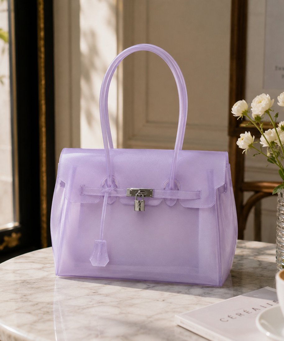 Petalune Lock Tote Bag