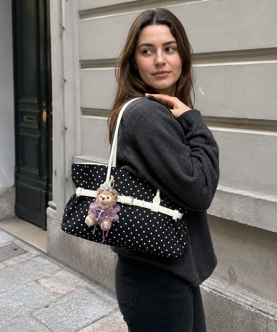 Taffira Polka Dot Tote Bag