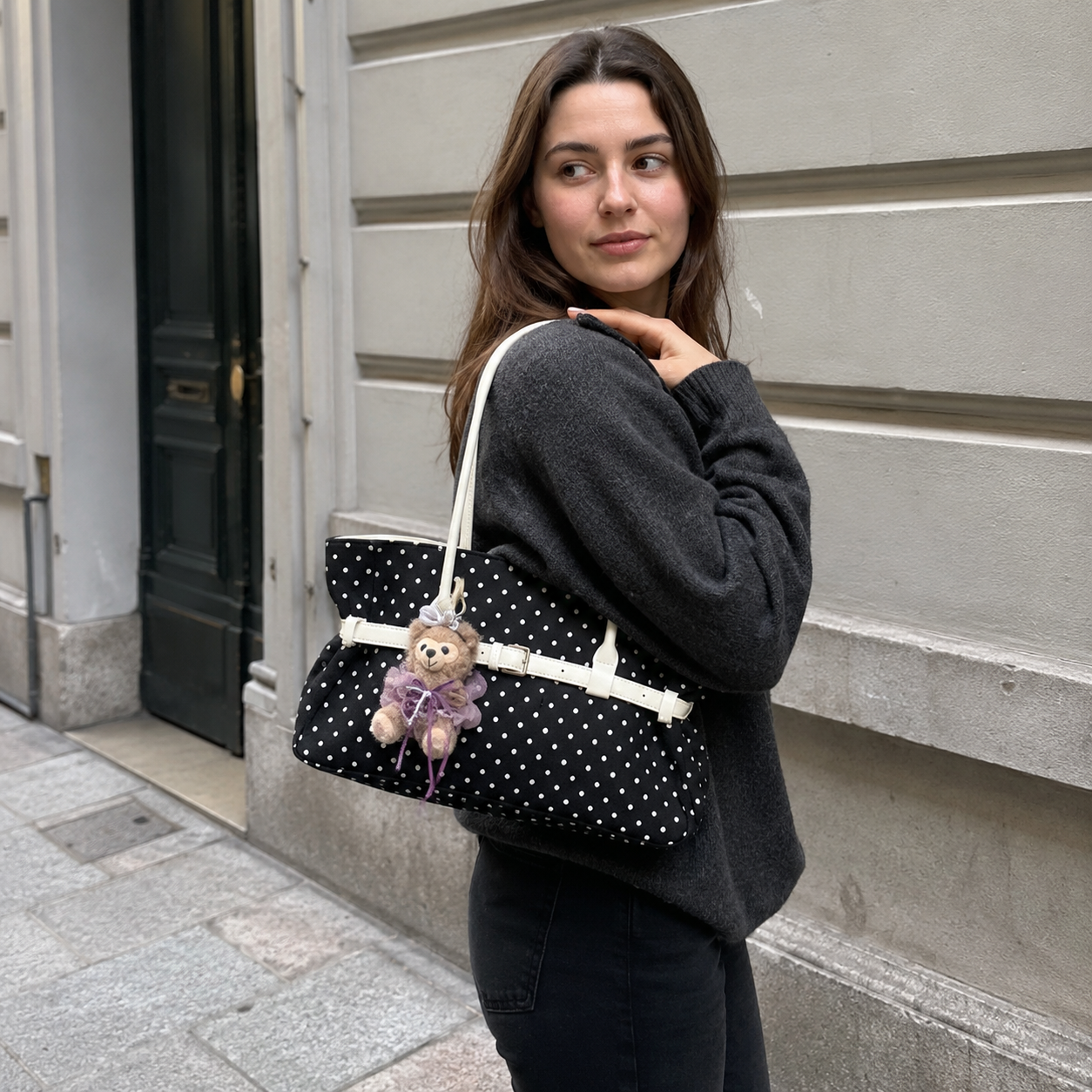 Taffira Polka Dot Tote Bag