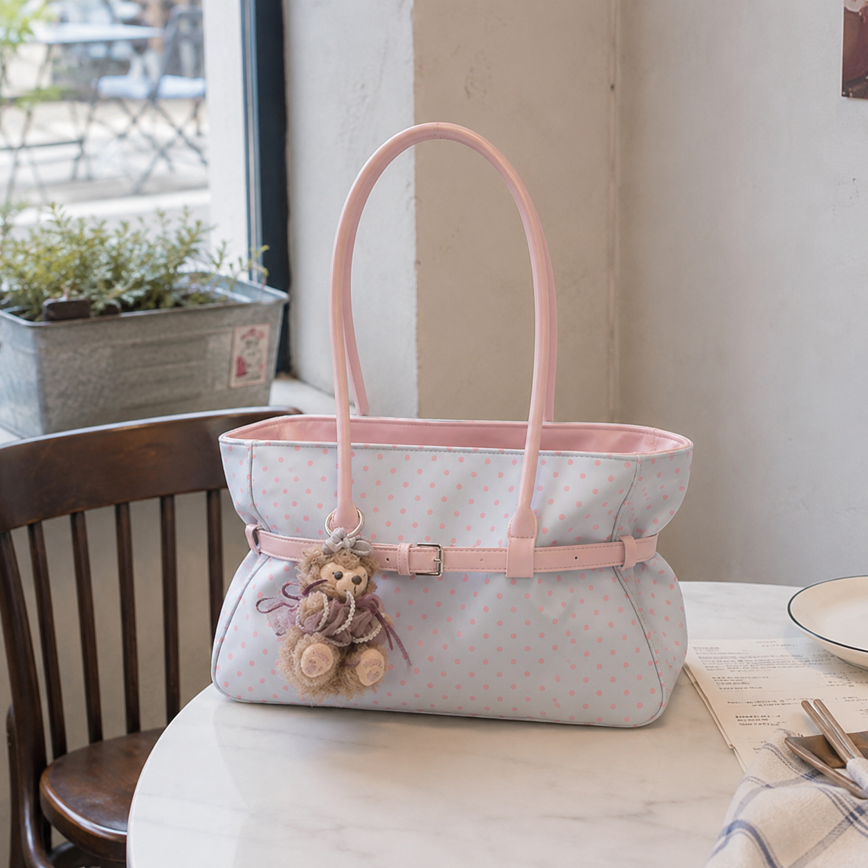 Taffira Polka Dot Tote Bag