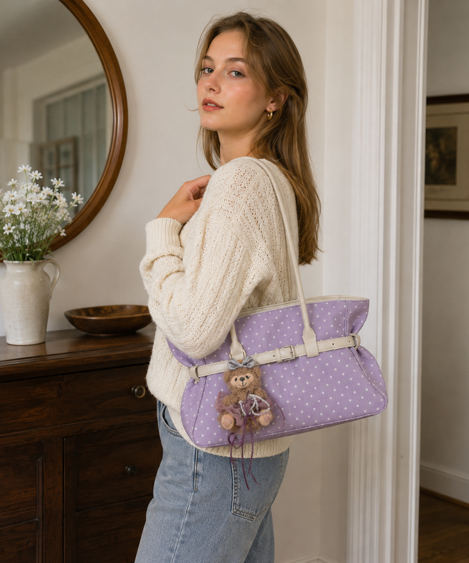 Taffira Polka Dot Tote Bag