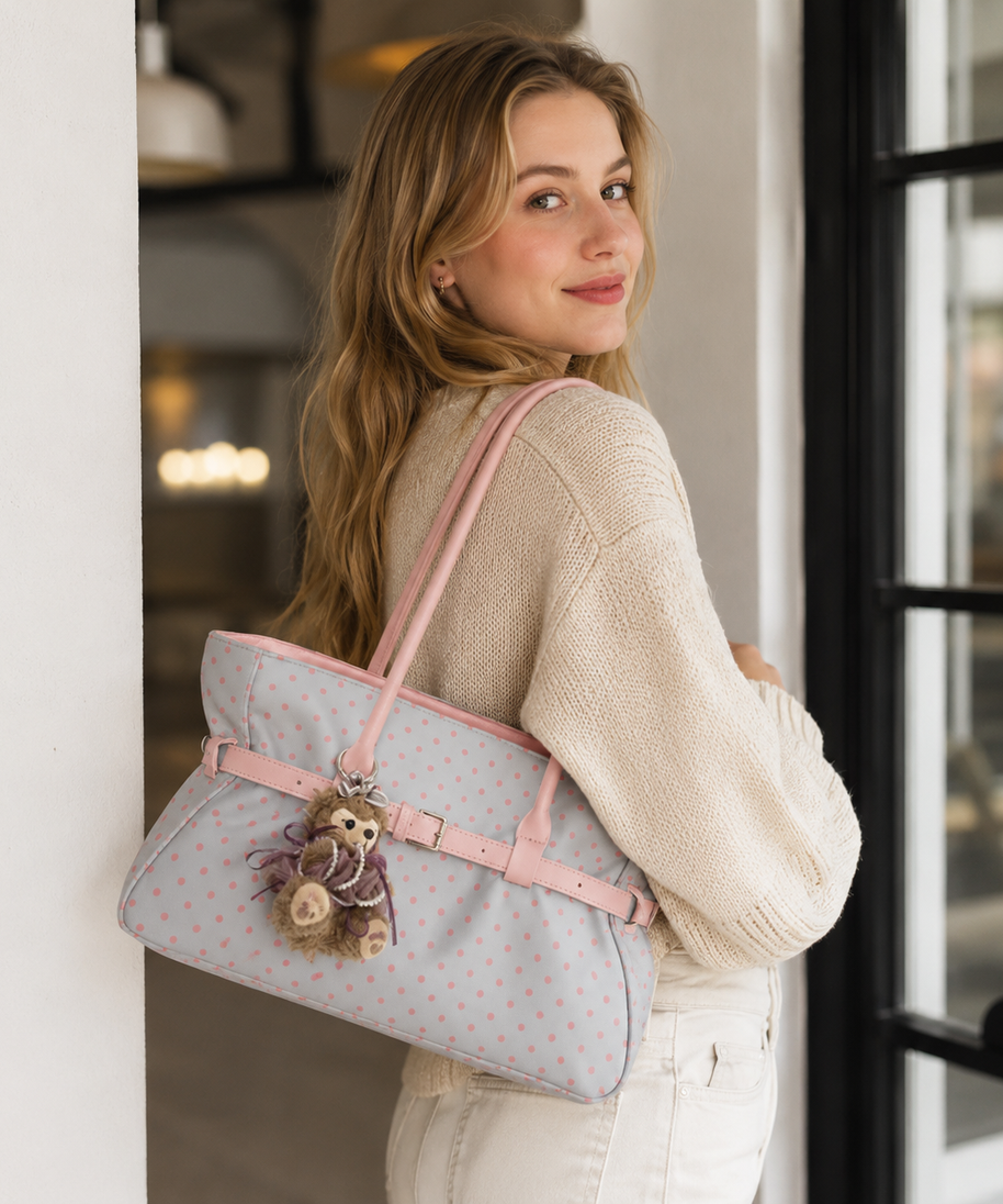 Taffira Polka Dot Tote Bag