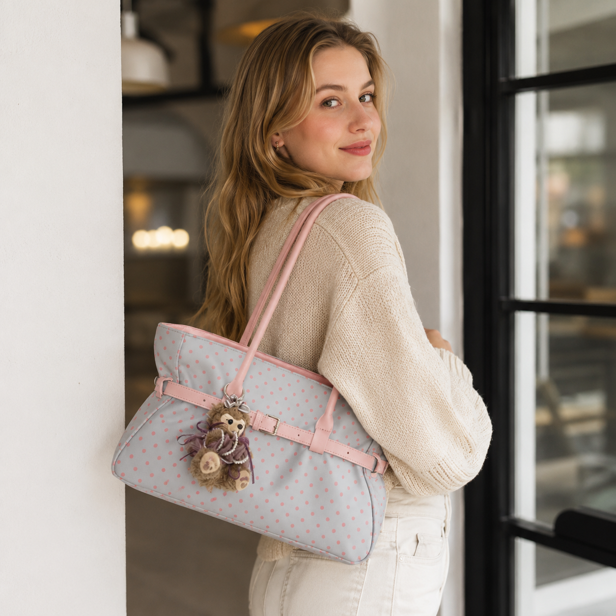 Taffira Polka Dot Tote Bag