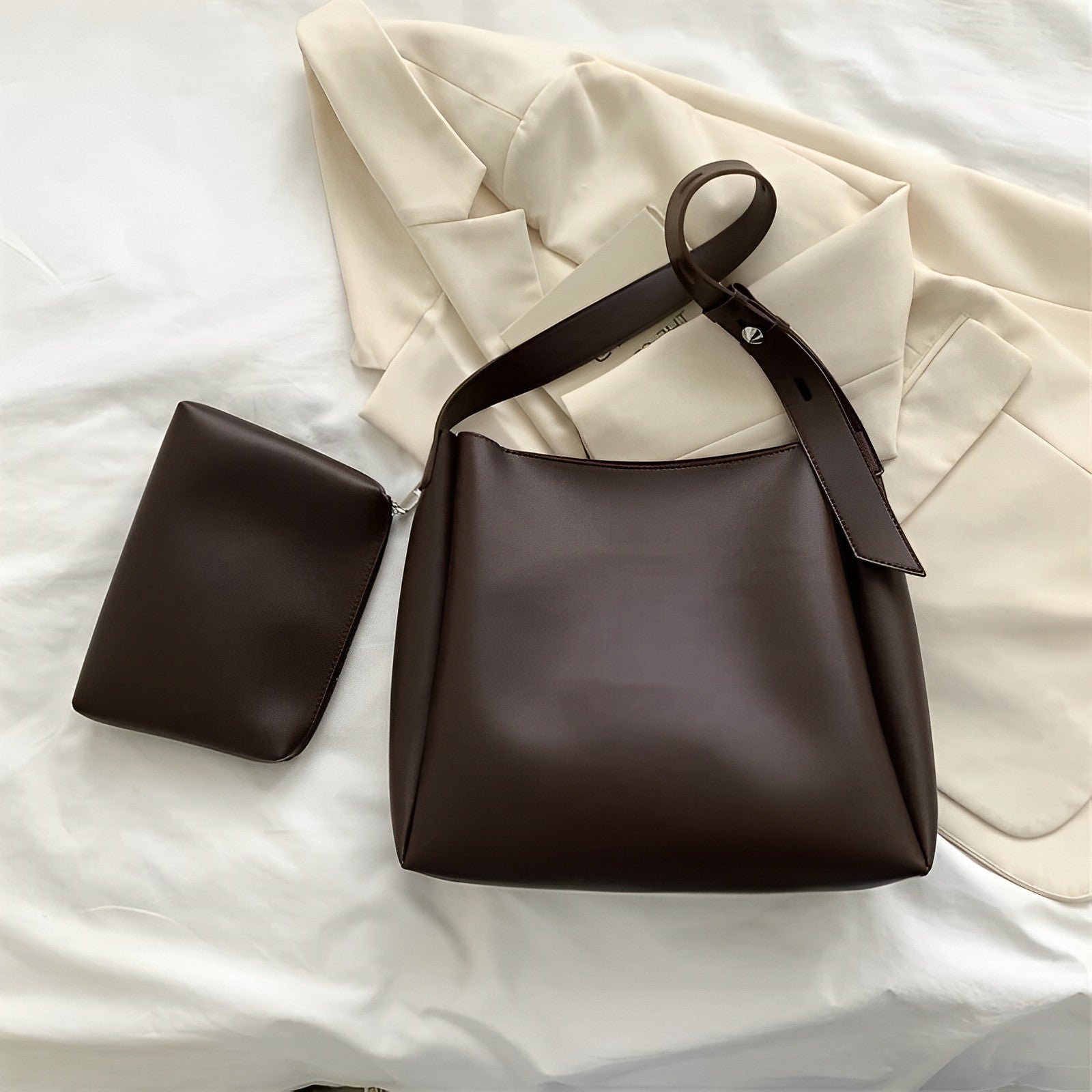 Maud Vegan Leather Hobo Bag